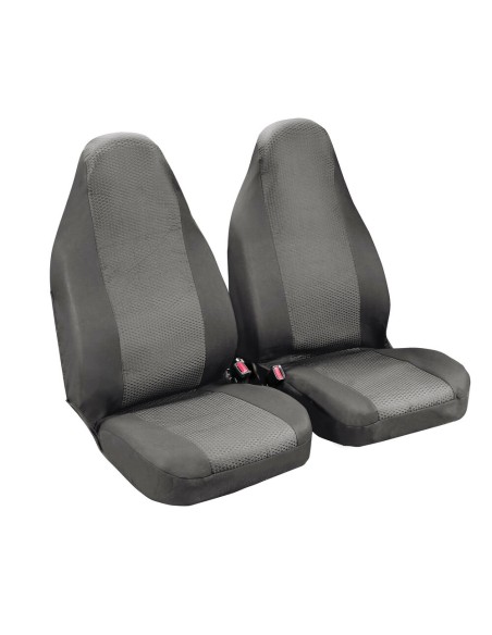 Coppia coprisedili anteriori universali in tessuto jacquard e poliestere Gr