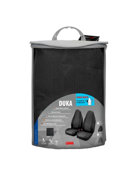 Coppia coprisedili anteriori universali in tessuto jacquard e poliestere Gr