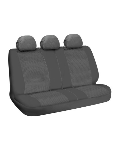 Coprisedile posteriore universale in tessuto jacquard e poliestere Grigio