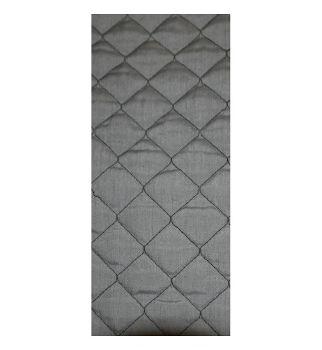 Coppia fodere coprisedili double face carta tessile e tessuto Grigio 42cm