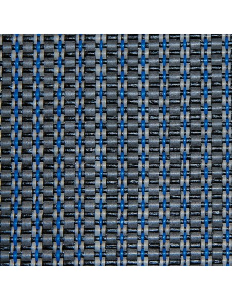 Coppia fodere coprisedili double face carta tessile e tessuto Blu 42cm