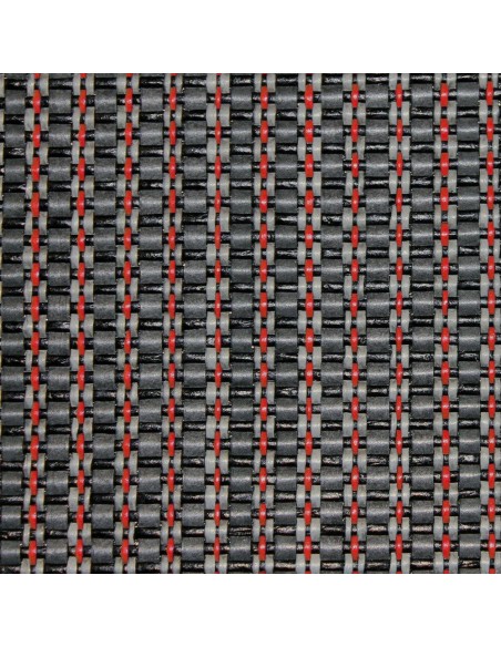 Coppia fodere coprisedili double face carta tessile e tessuto Rosso 42cm