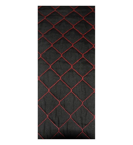 Coppia fodere coprisedili double face carta tessile e tessuto Rosso 42cm