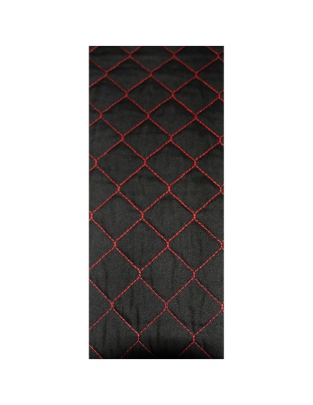 Coppia fodere coprisedili double face carta tessile e tessuto Rosso 42cm