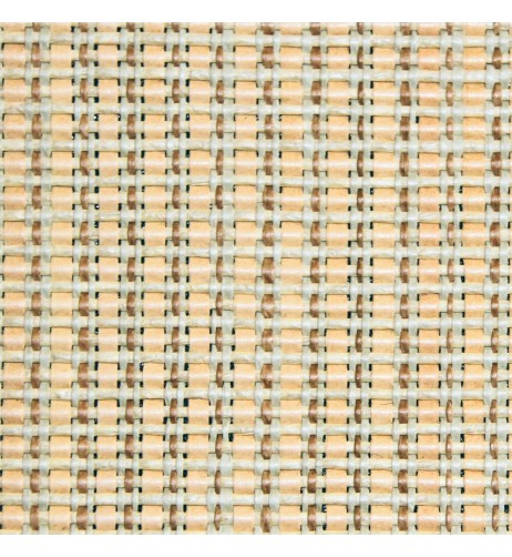 Coppia fodere coprisedili double face carta tessile e tessuto Beige 42cm