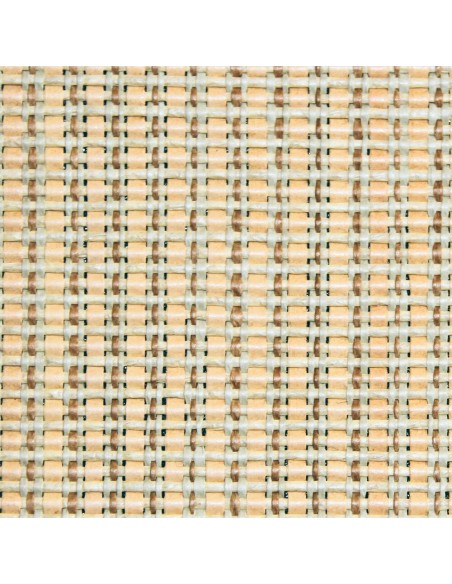 Coppia fodere coprisedili double face carta tessile e tessuto Beige 42cm