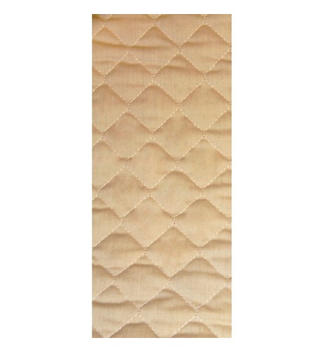 Coppia fodere coprisedili double face carta tessile e tessuto Beige 42cm