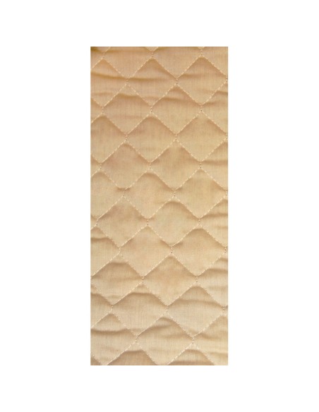 Coppia fodere coprisedili double face carta tessile e tessuto Beige 42cm