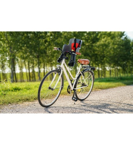 Seggiolino Ginny anteriore con attacco al manubrio portata fino a 15Kg