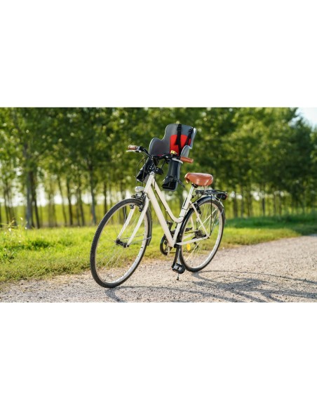 Seggiolino Ginny anteriore con attacco al manubrio portata fino a 15Kg