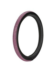 Coprivolante auto universale in Skeentex Diamonds Pink 35 37cm