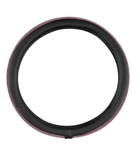 Coprivolante auto universale in Skeentex Diamonds Pink 35 37cm