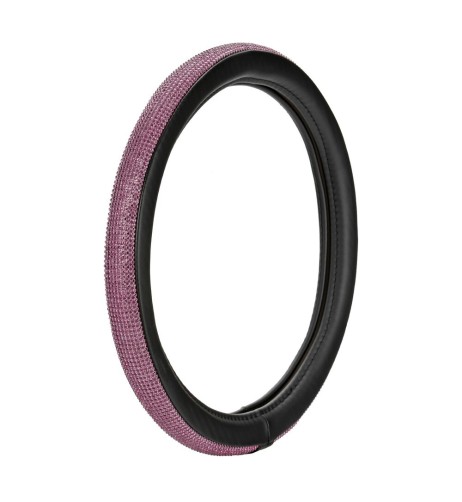 Coprivolante auto universale in Skeentex Diamonds Pink 37 39cm