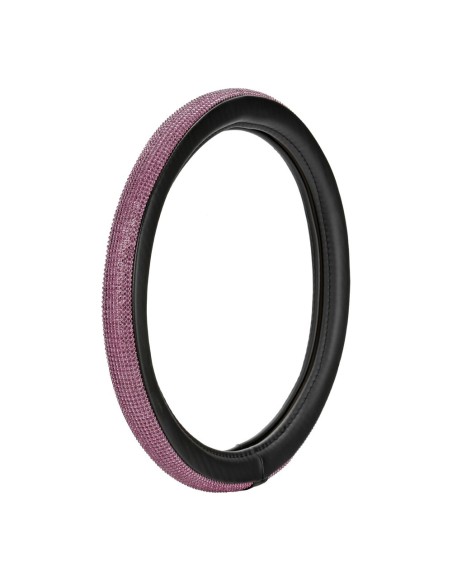 Coprivolante auto universale in Skeentex Diamonds Pink 37 39cm