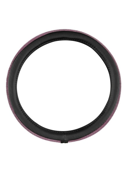 Coprivolante auto universale in Skeentex Diamonds Pink 37 39cm