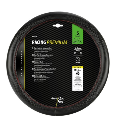 Coprivolante auto in Skeentex Racing Premium Red 35 37cm