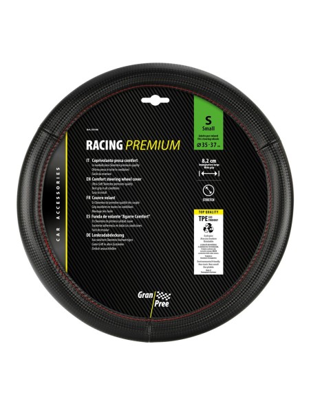 Coprivolante auto in Skeentex Racing Premium Red 35 37cm