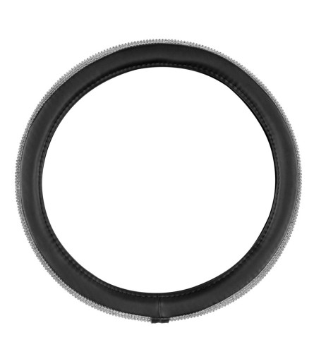 Coprivolante auto universale in Skeentex Diamonds Silver 35 37cm