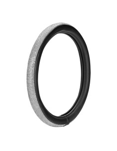 Coprivolante auto universale in Skeentex Diamonds Silver 37 39cm