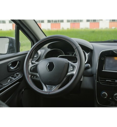 Coprivolante auto in Skeentex Racing Premium Red 37 39cm