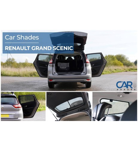 Kit tendine oscuranti parasole su misura Renault Grand Scenic 7 posti 2016 