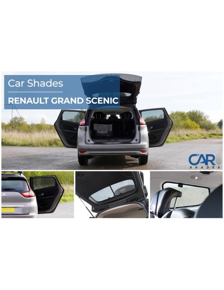 Kit tendine oscuranti parasole su misura Renault Grand Scenic 7 posti 2016 