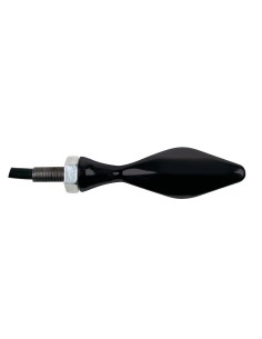 Coppia frecce indicatori direzione moto nero 6 led 2