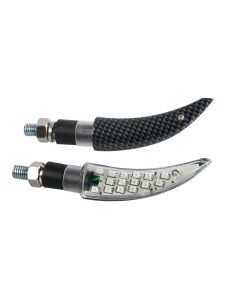 Katana coppia frecce indicatori direzione a LED 12V moto scooter colore CAR