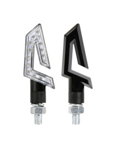 Coppia frecce indicatori direzione omologate moto Kap 12V LED 2