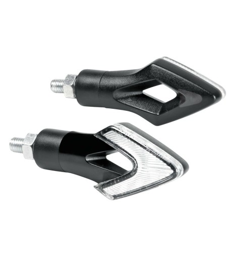 Coppia frecce indicatori direzione omologate moto Lum 12V LED
