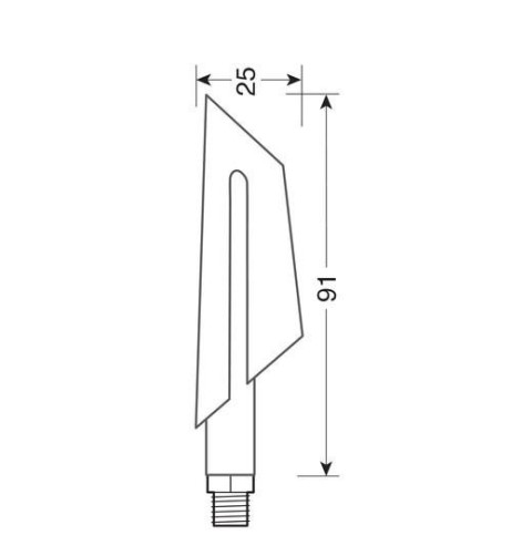 Coppia frecce per moto indicatori di direzione a Led Ciclon