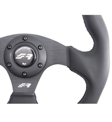 Volante sportivo eco pelle nero 330mm Simoni Racing NFS