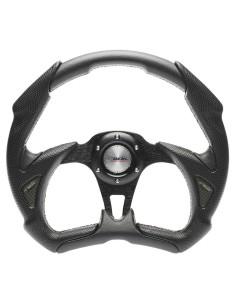 Volante sportivo Eco Pelle nera 350mm Simoni Racing Poly X5