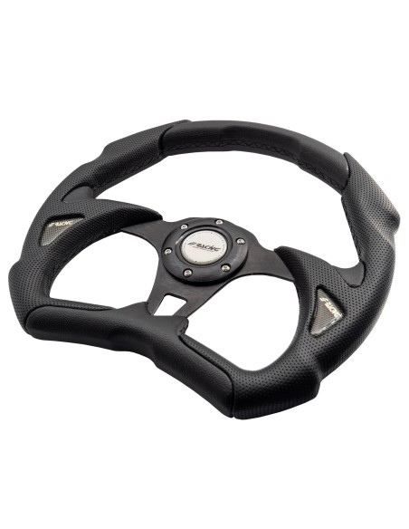 Volante sportivo Eco Pelle nera 350mm Simoni Racing Poly X5
