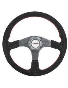 Volante sportivo camoscio e razze in carbonio 350mm Simoni Racing Walter