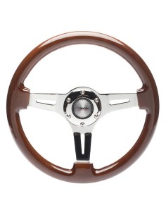 Volante sportivo vero legno 330mm Simoni Racing Dijon