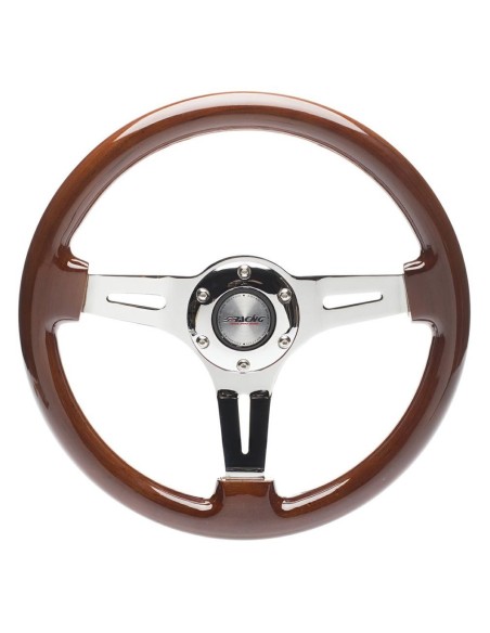 Volante sportivo vero legno 330mm Simoni Racing Dijon