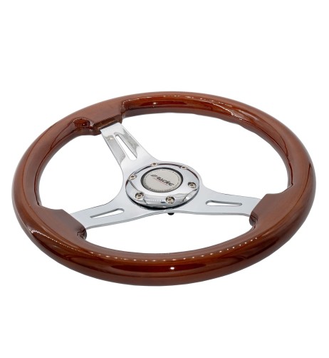Volante sportivo vero legno 330mm Simoni Racing Dijon