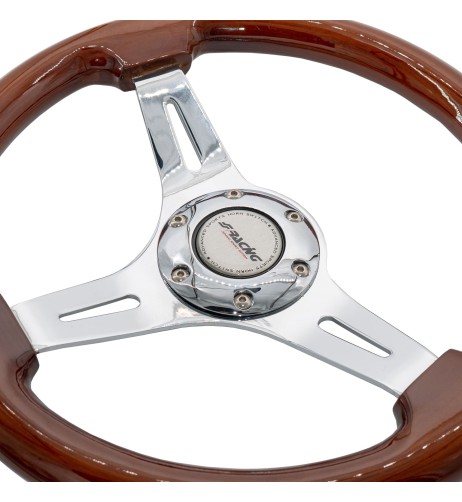 Volante sportivo vero legno 330mm Simoni Racing Dijon