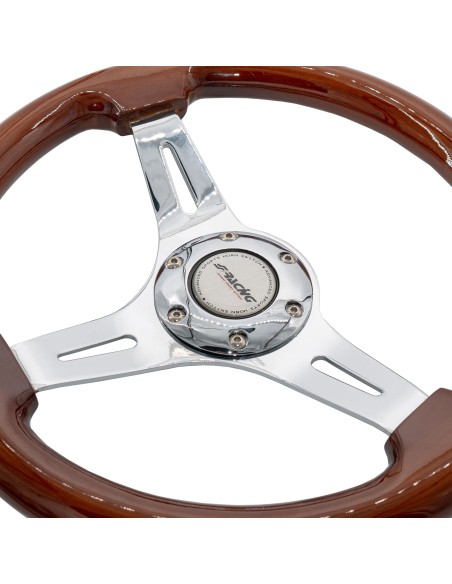 Volante sportivo vero legno 330mm Simoni Racing Dijon