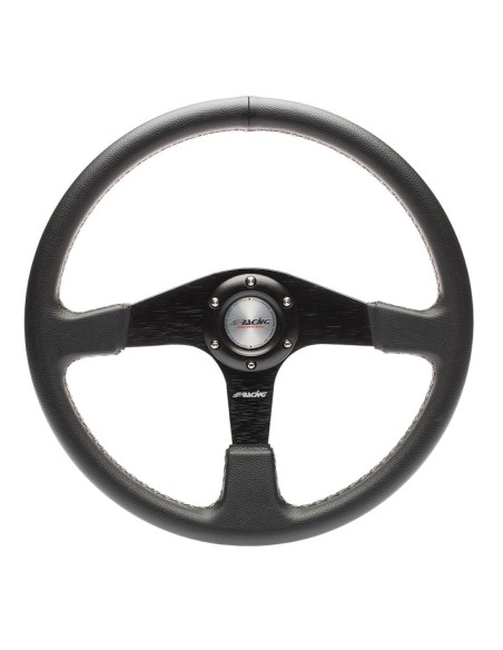 Volante sportivo eco pelle nero 380mm Simoni Racing Defender 38