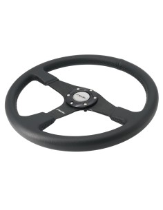 Volante sportivo eco pelle nero 380mm Simoni Racing Defender 38 2