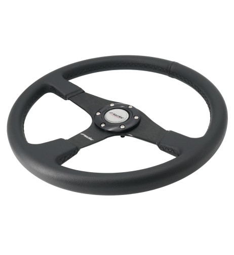 Volante sportivo eco pelle nero 380mm Simoni Racing Defender 38