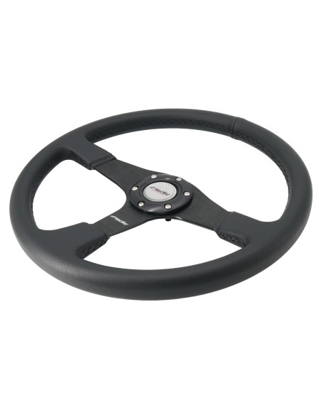 Volante sportivo eco pelle nero 380mm Simoni Racing Defender 38