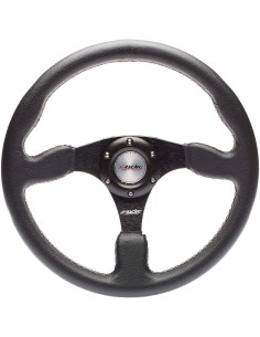 Volante sportivo eco pelle nero 350mm Simoni Racing Defender 35