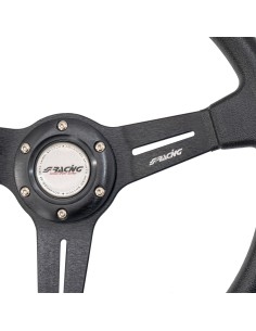 Volante sportivo eco pelle nero 350mm Simoni Racing Defender 35 2