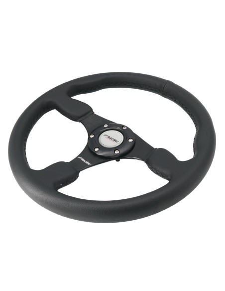 Volante sportivo eco pelle nero 350mm Simoni Racing Defender 35