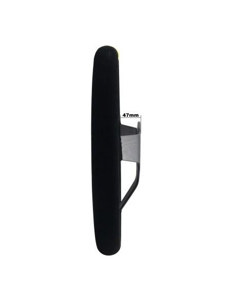 Volante sportivo a calice camoscio nero 320mm Simoni Racing Carrera