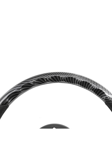 Volante sportivo a calice carbon look 350mm Simoni Racing Giau