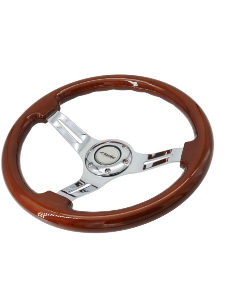 Volante sportivo a calice vero legno 350mm Simoni Racing Didier